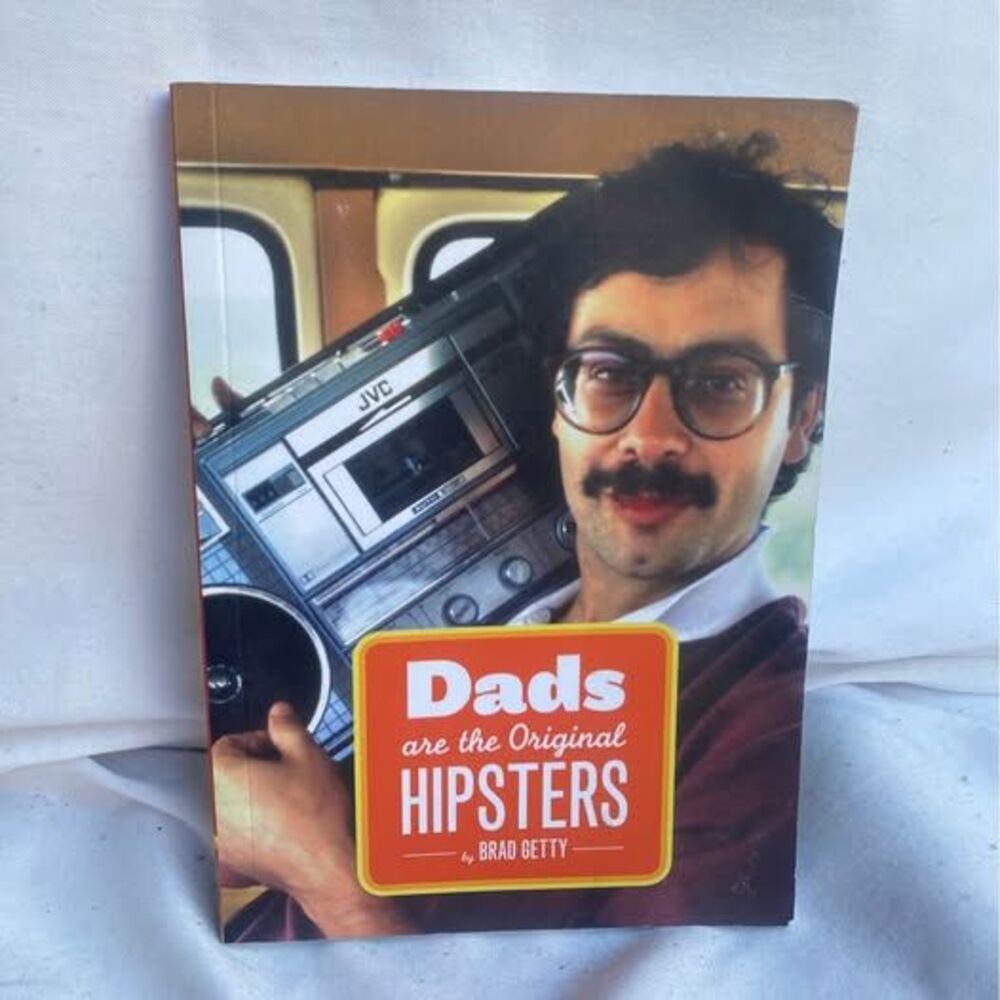 Paperback book “Dads are the Original Hipsters” great Fathers Day gift